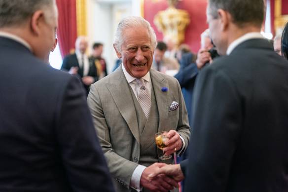 The King hosts a reception at St James's Palace